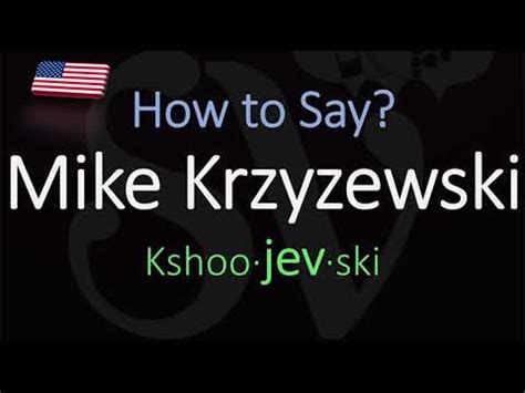 krzyzewski pronunciation in english.